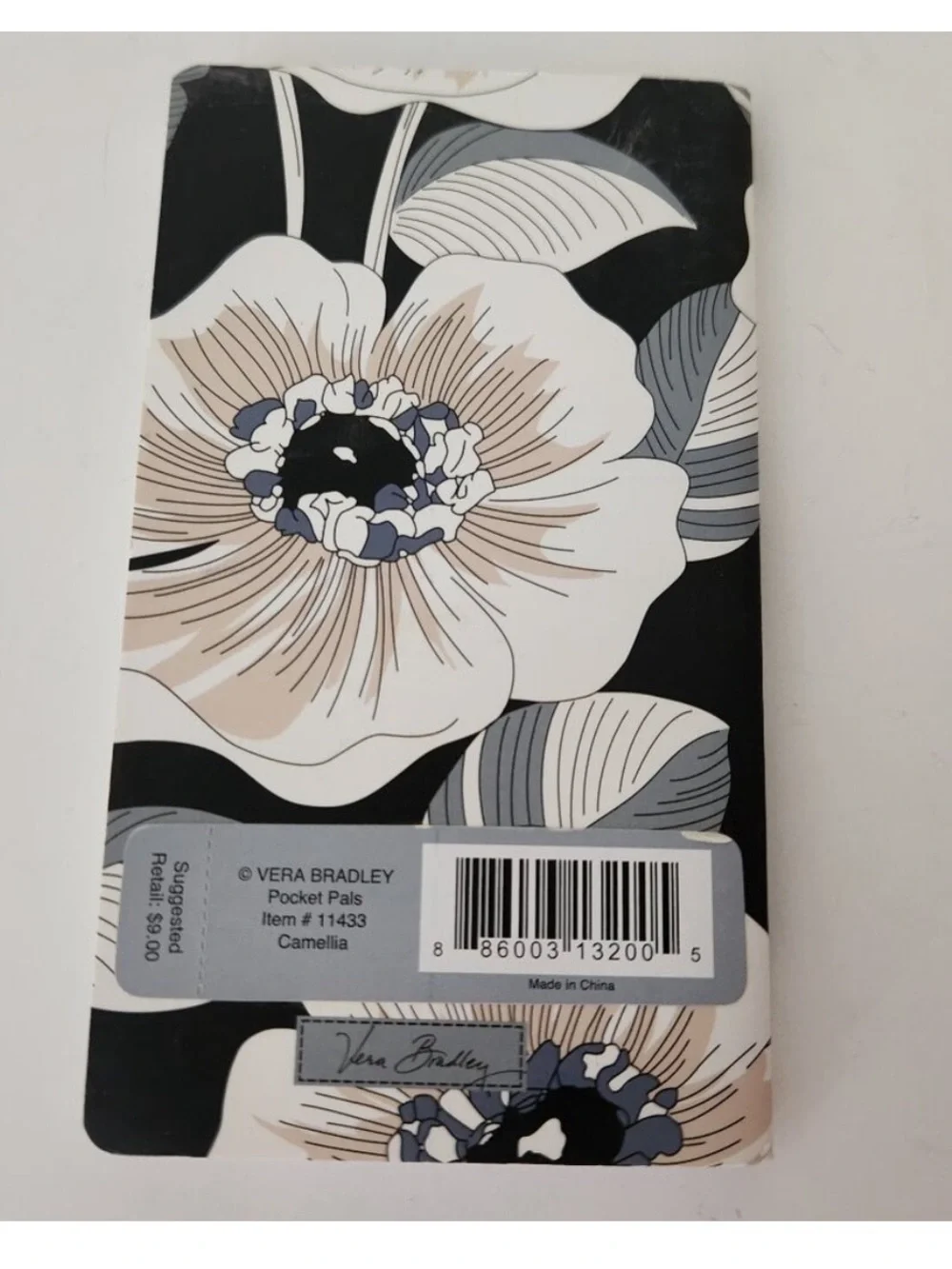 2 Vera Bradley Pocket Pals Camellia Small Pocket Notebooks